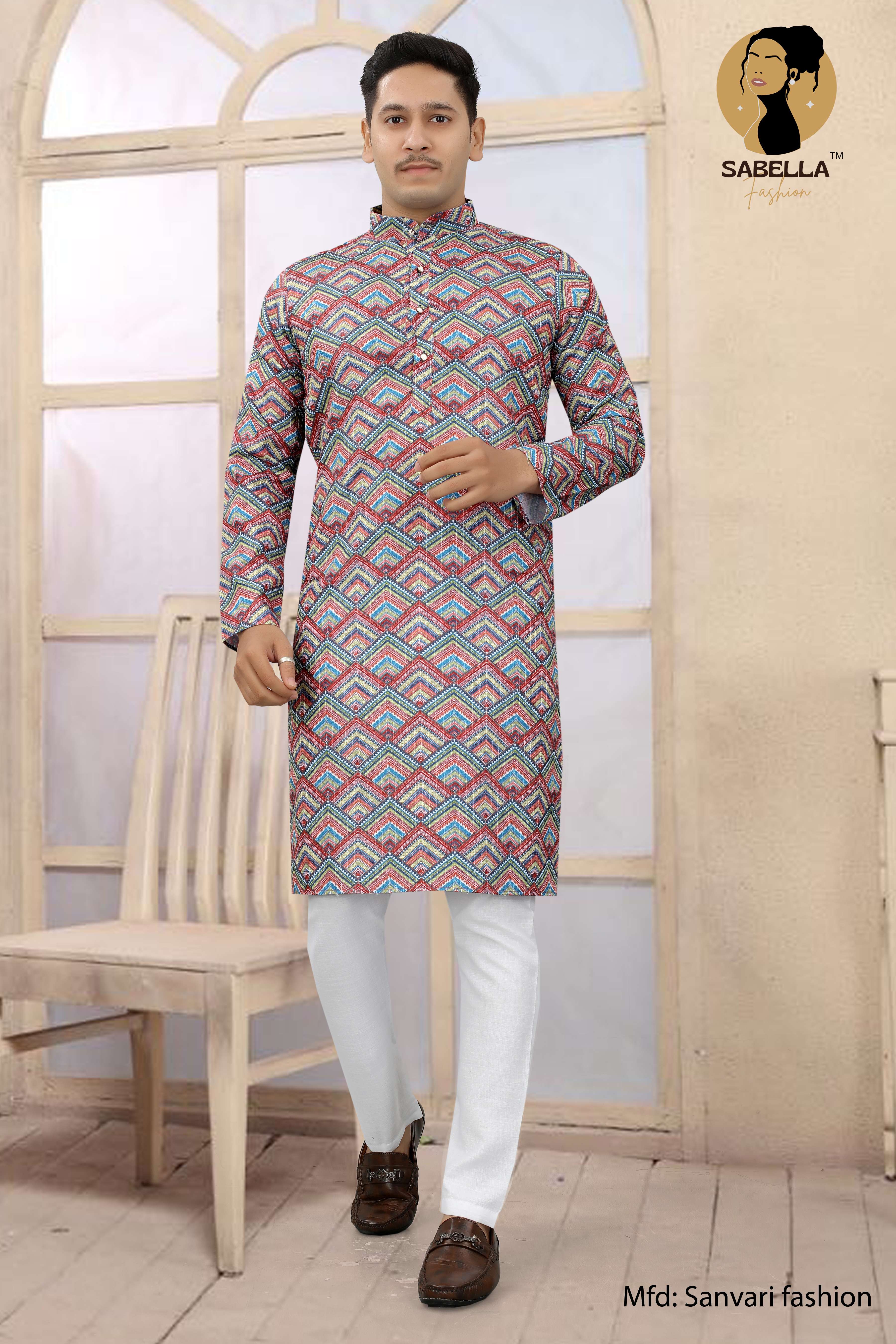 Printed 2025 kurta kapda