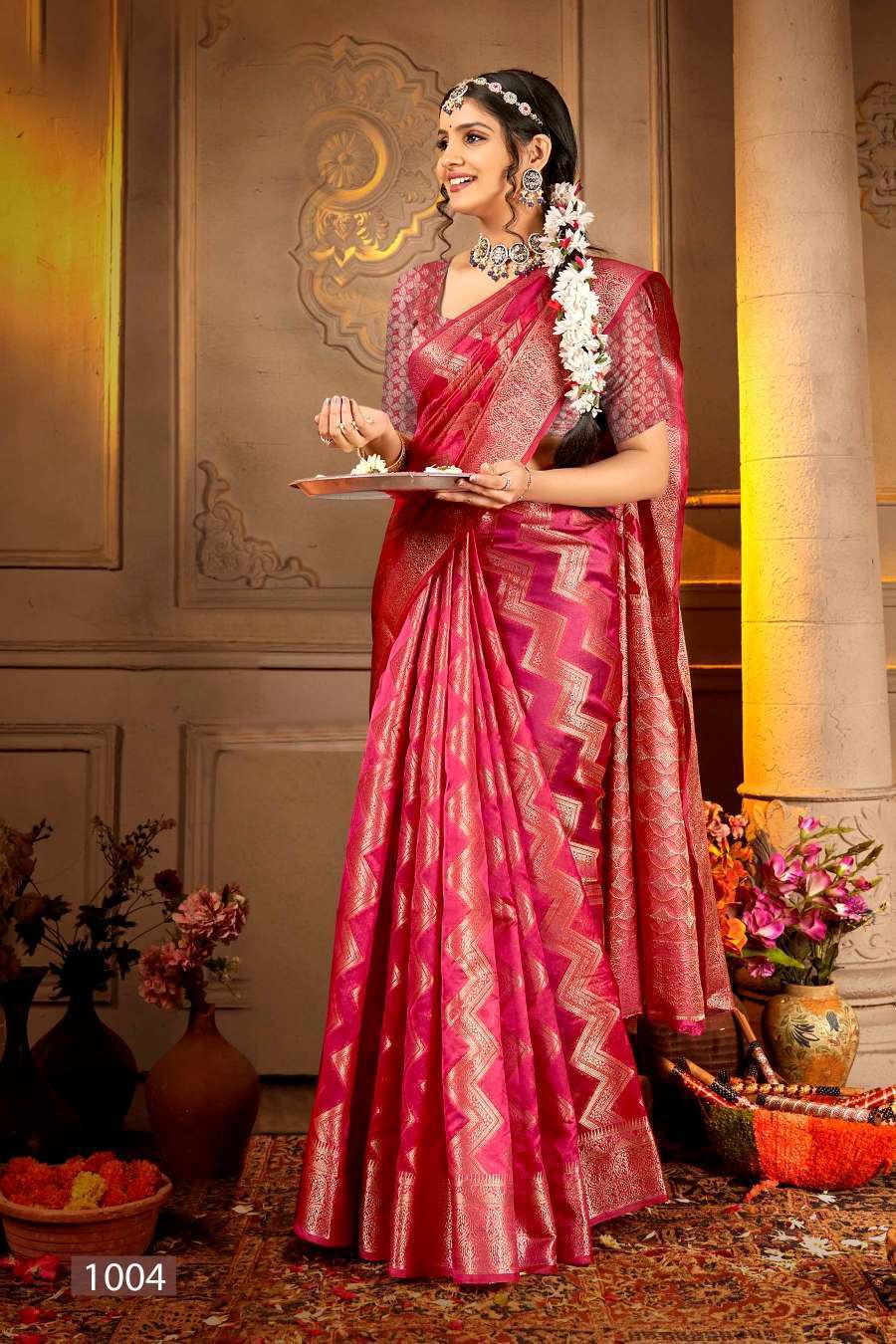 Peach Pink Sequins Work Organza Silk Soft Organza Saree Blouse Indian  Bollywood | eBay