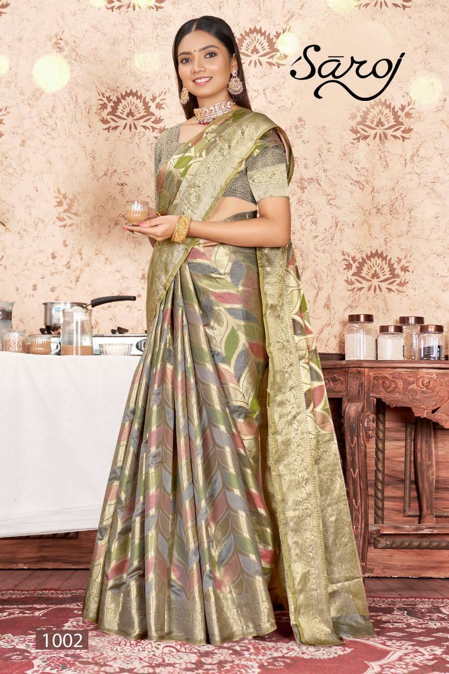 Sangam Padmini Vol 1 Designer Organza Saree For Festival Wear Collection