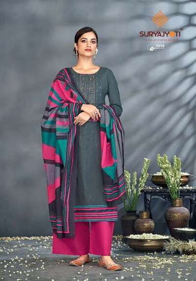 Suryajyoti Trendy Cotton Vol – 59 -Dress Material Women dress materials  wholesale in Surat