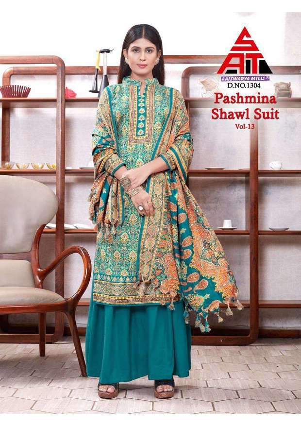 SKT Suits Winter Collection Pashmina Dress Material - Surat Wholesale Market