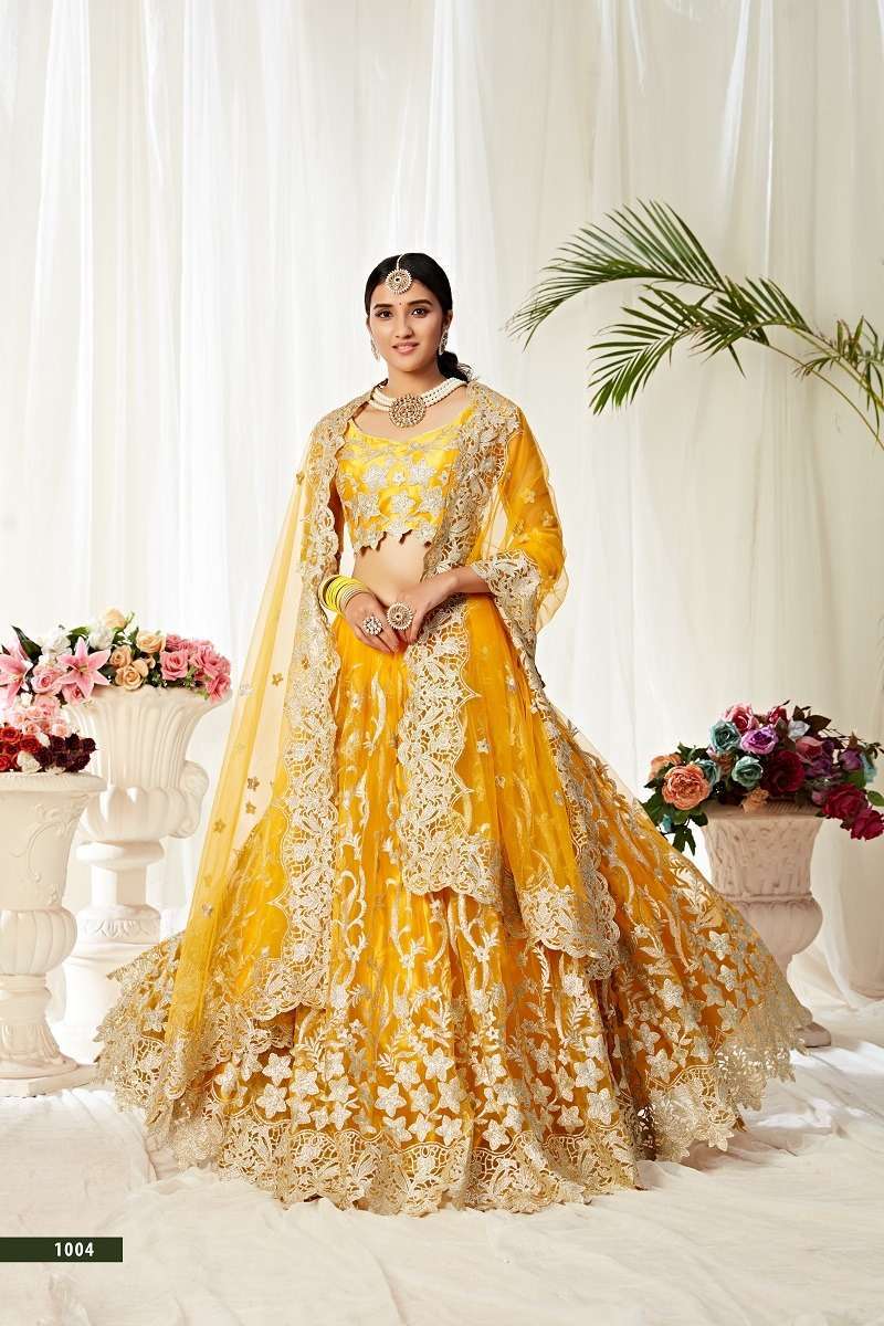 Net Designer Bridal Lehenga Choli Wholesale, Size: Free Size at Rs 8999 in  Surat