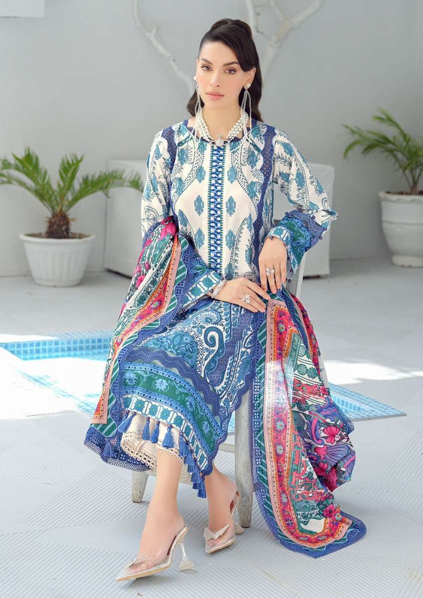 Buy Jaipur printed cotton Suit Dress Material With Dupatta at Amazon.in