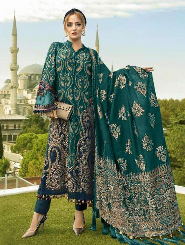 Hazzel Maria B Lawn 071 Cotton Dupatta Pakistani Suits Salwar kameez wholesale suppliers