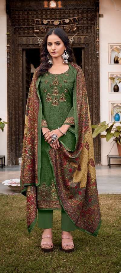 Sumyra JASMINE Buy Wholesale Pashmina Suits | High-Quality Pashmina Dress  Materials - Solanki Textiles