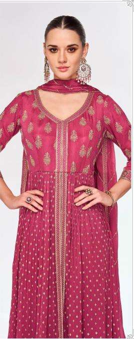 Aashirwad Rosy Premium Chinnon Designer Cheap Salwar Kameez in Kolkata