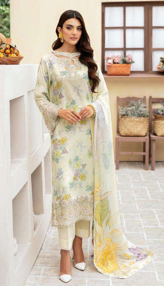 Deepsy Ramsha Rangrez Luxury Lawn 24 Vol 3 Chiffon Dupatta Surat wholesale patiala salwar suits