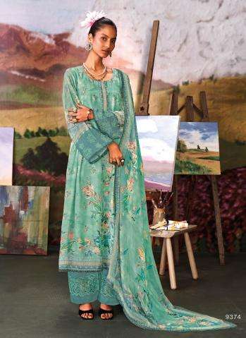 Kimora Heer Tasveer Muslin Digital Printed Silk Salwar Kameez in Kolkata