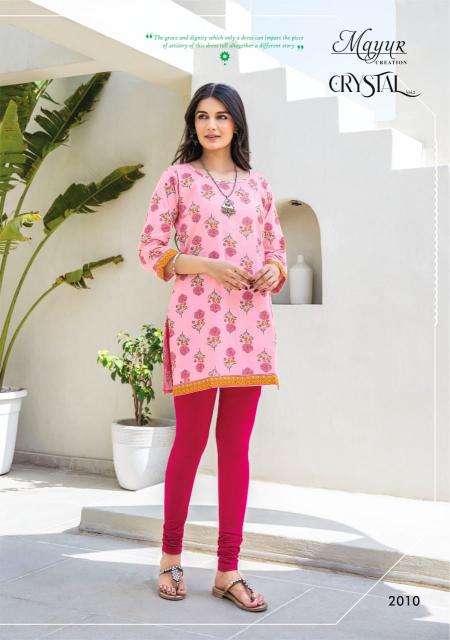 Mayur Crystal Vol-2 – Short Tops Kurti wholesalers in West Bengal