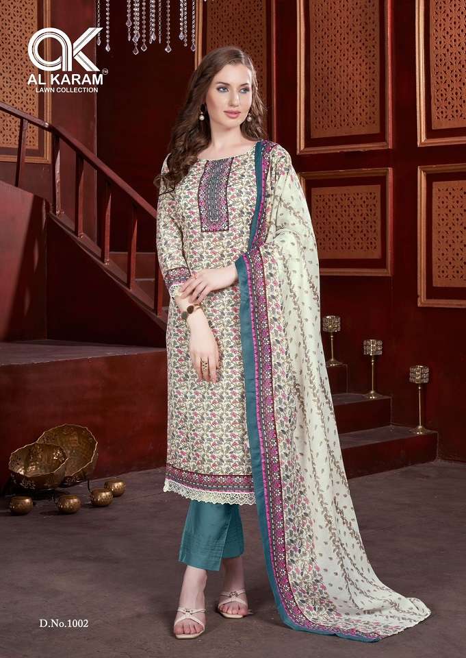 Al karam Shabnam Vol 1 Wholesale georgette dress materials in Gujarat