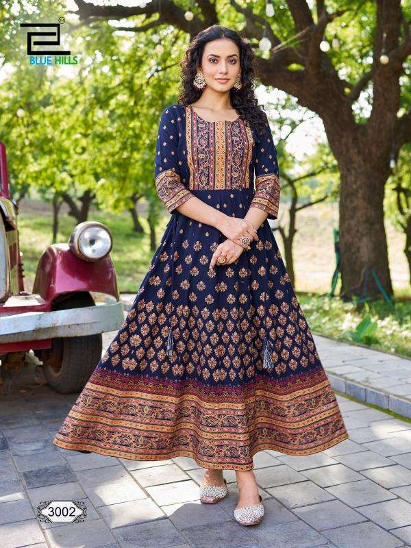 Blue Hills Inaya Vol 3 Rajkot Kurti exporter