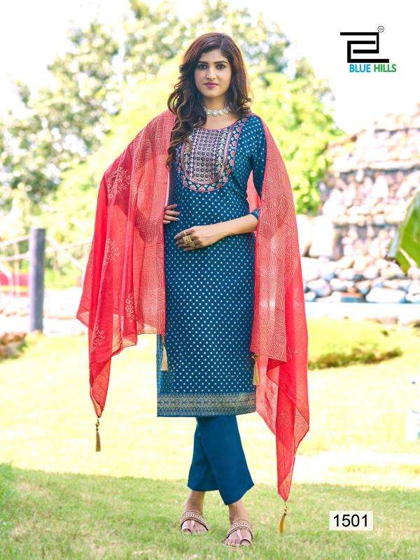 Blue Hills Royal Touch Vol 15 Latest Kurti designs wholesale