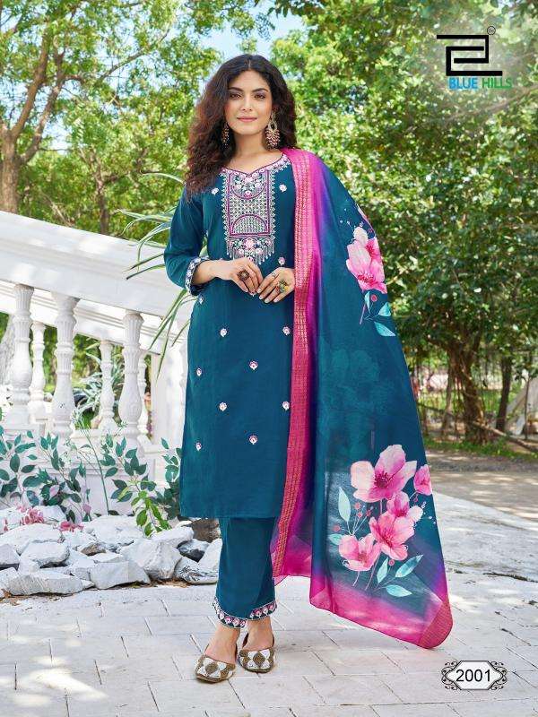 Blue Hills Skyline Vol 20 Best kurti wholesale market in Surat