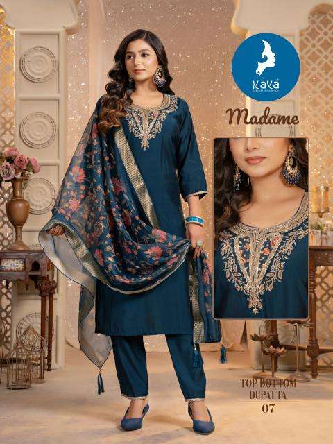 KAYA Madame Black Latest Kurti Collection in Surat