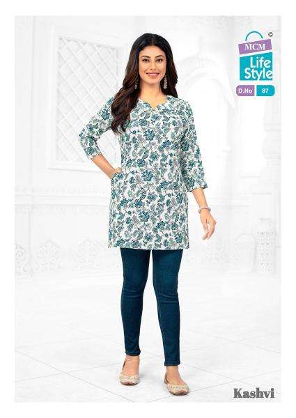 MCM Kashvi Vol-6 – Short Tops Kurti exporters in Hyderabad