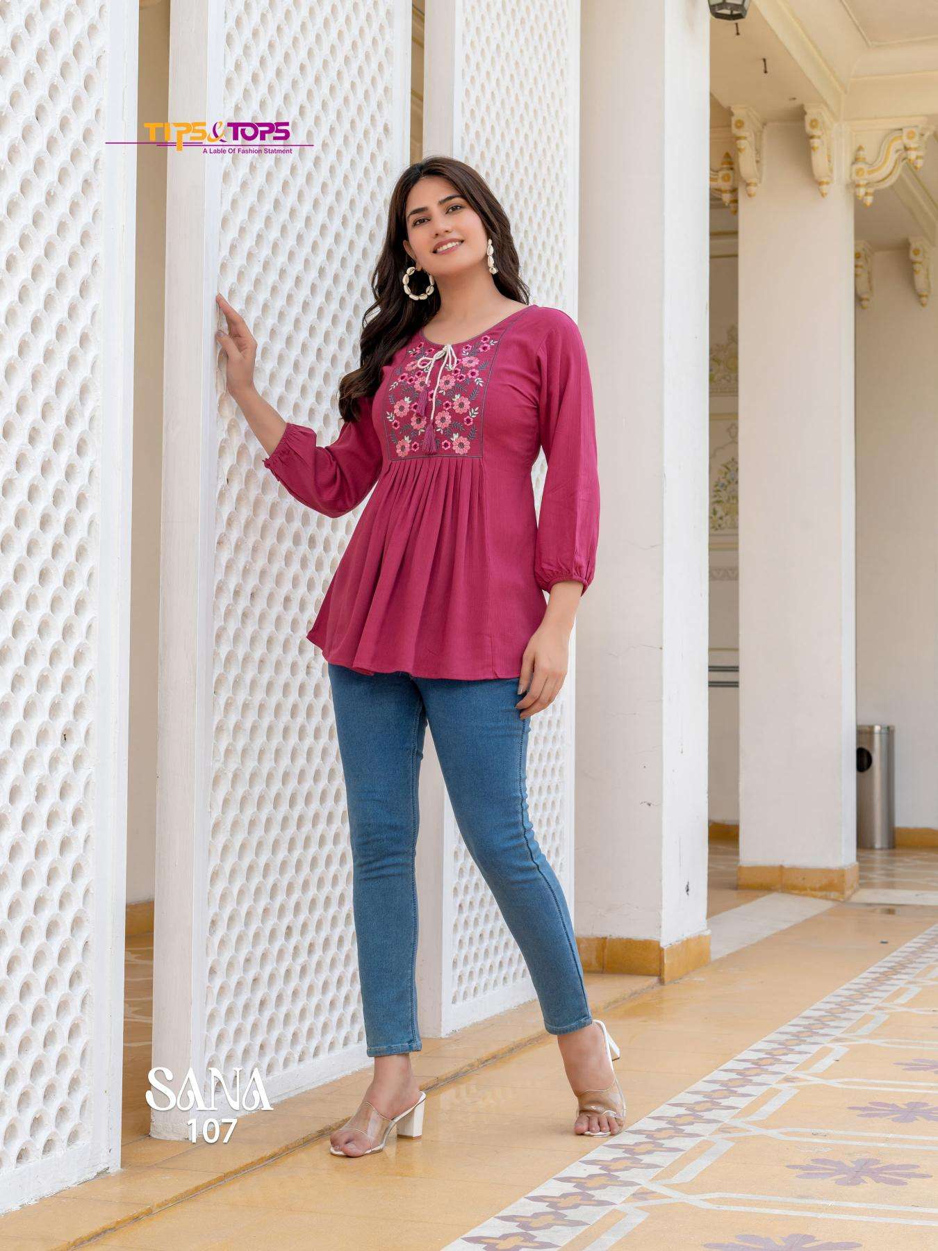 TIPS & TOPS Sana Vol 3 Surat wholesale fashion Kurtis