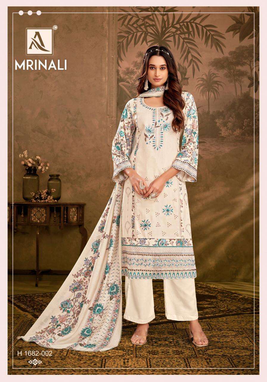 Alok Mrinali Wholesale dress material online