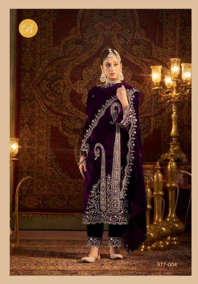 Belliza Winter Designer dress material wholesale