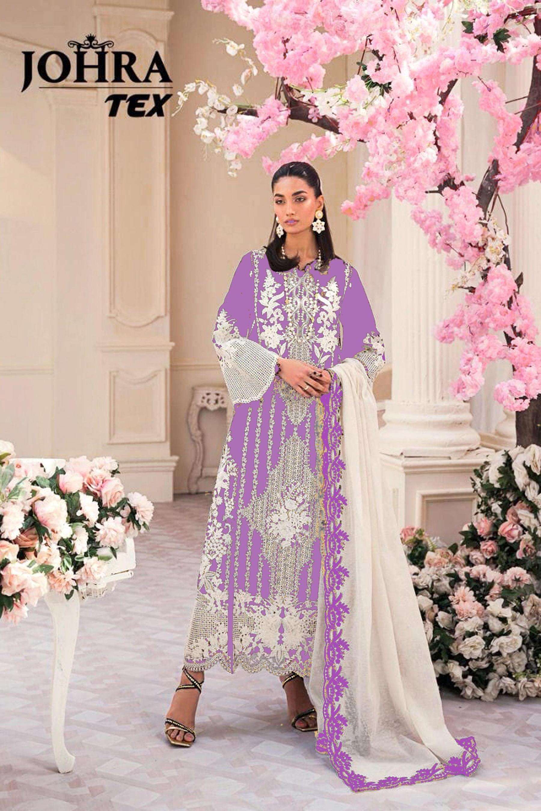 Johra Tex 147 H Pakistani embroidered suits in Mumbai 