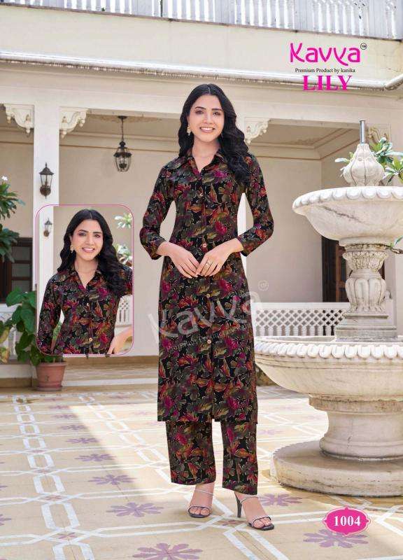 Kavya Lily Vol 1 Co-Ord Set Kurti factory in Kolkata