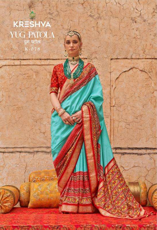 KRESHVA YUG PATOLA Saree online shopping for wedding