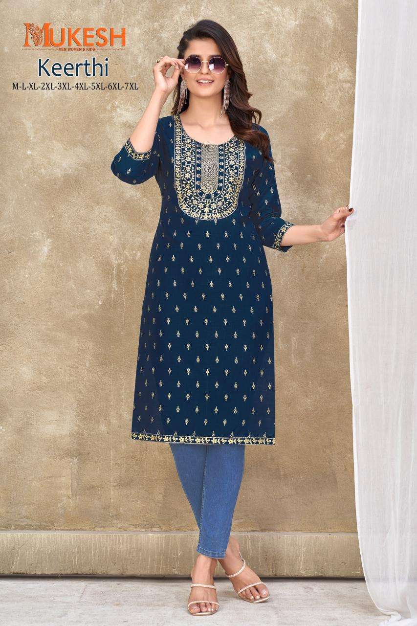 Mukesh Keerthi  Kurti designs for ladies