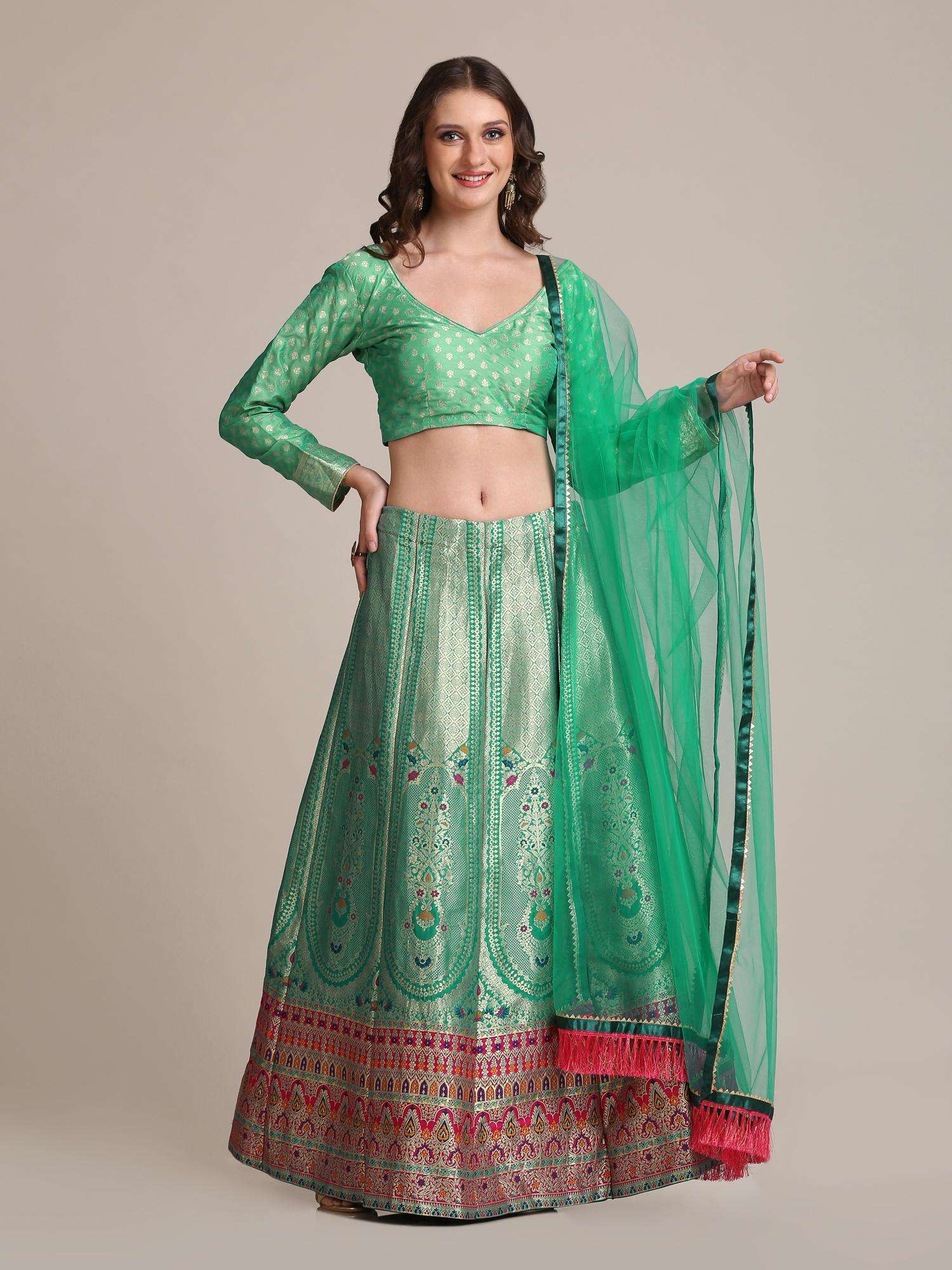 Sabella Jf 1536 Jacquard Silk Designer Affordable Lehenga Choli Market in Mumbai