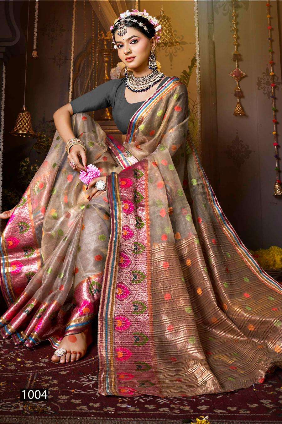 Saroj Pretty woman tissue vol.4 Saree Wholesalers in Surat