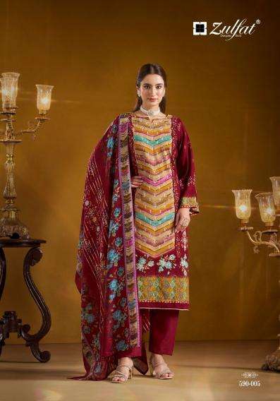 Zulfat Aayat Cotton Dress Material manufacturers in Ahmedabad