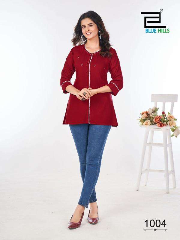 Blue Hills Flash short Kurti wholesalers in Kutch