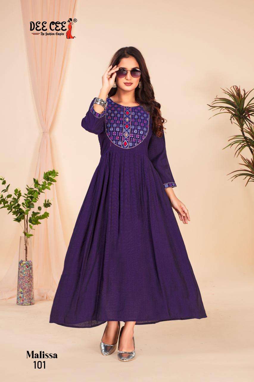 Deecee Malissa Wholesale anarkali kurtis