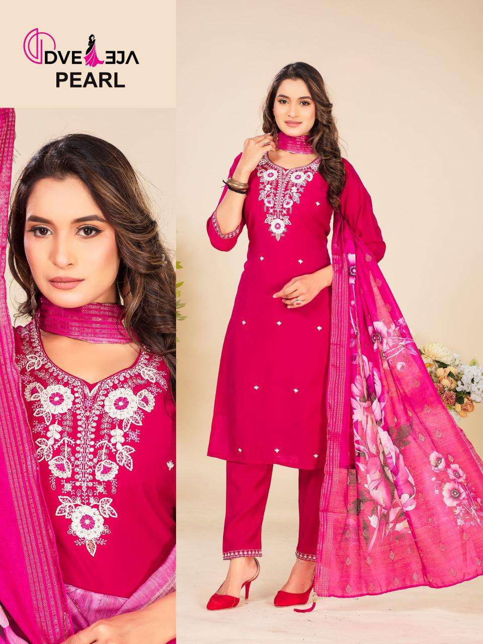 Dveeja Pearl Kurti sets bulk suppliers in Ahmedabad