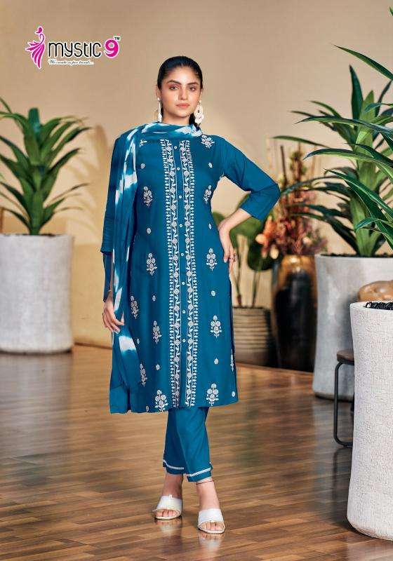 Mystic 9 Rajwadi Vol 9 kurti wholesale