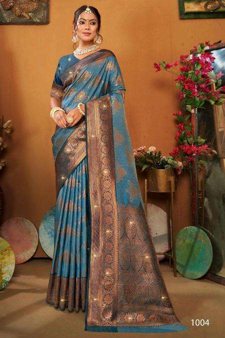 Saroj Pravya Silk Swarovski vol.2 Wholesale saree suppliers in Surat