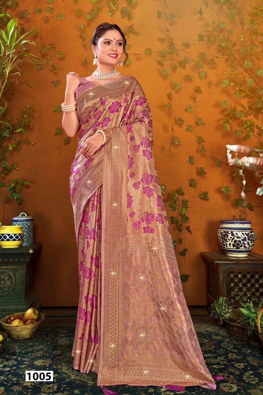 Saroj Radiant cotton vol.4 Designer saree wholesalers in Ahmedabad