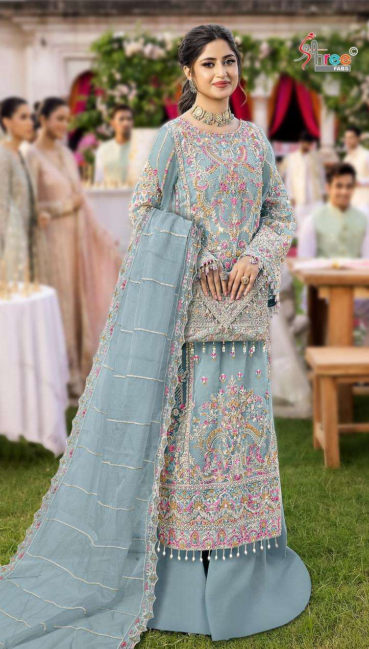 Shree K 5053 Organza pakistani wholesale salwar kameez