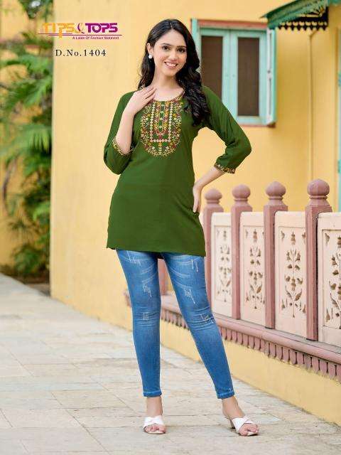 Tips & Tops Bubbly Vol 14 Kurti exporters in Gujarat