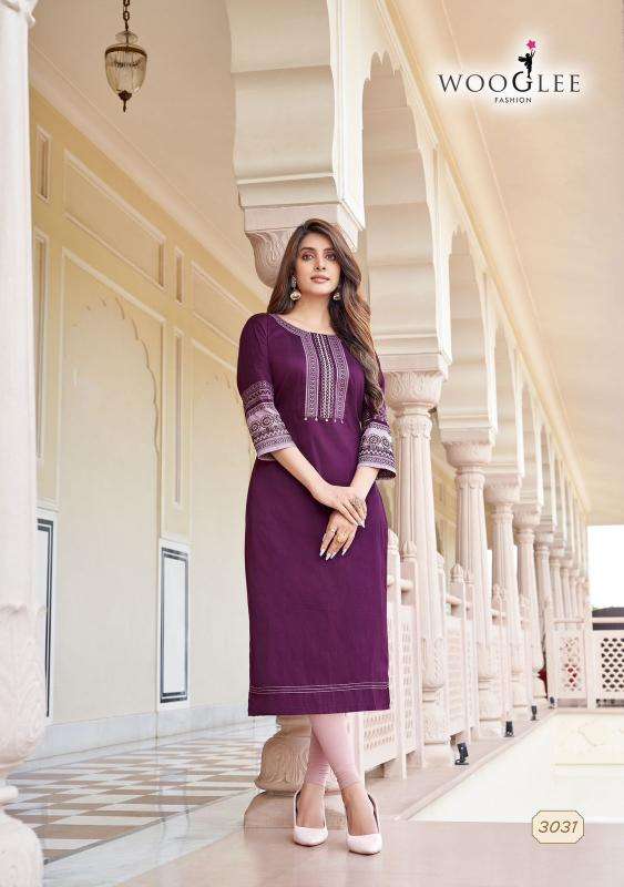 WOOGLEE Salonee Vol 7 Kurti manufacturers in Gujarat