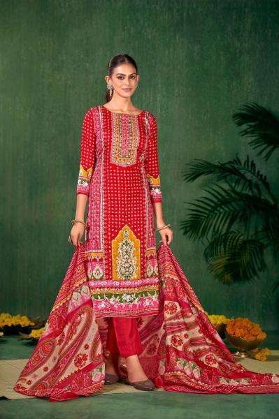 Zulfat Sangini Wholesale silk dress materials in Surat