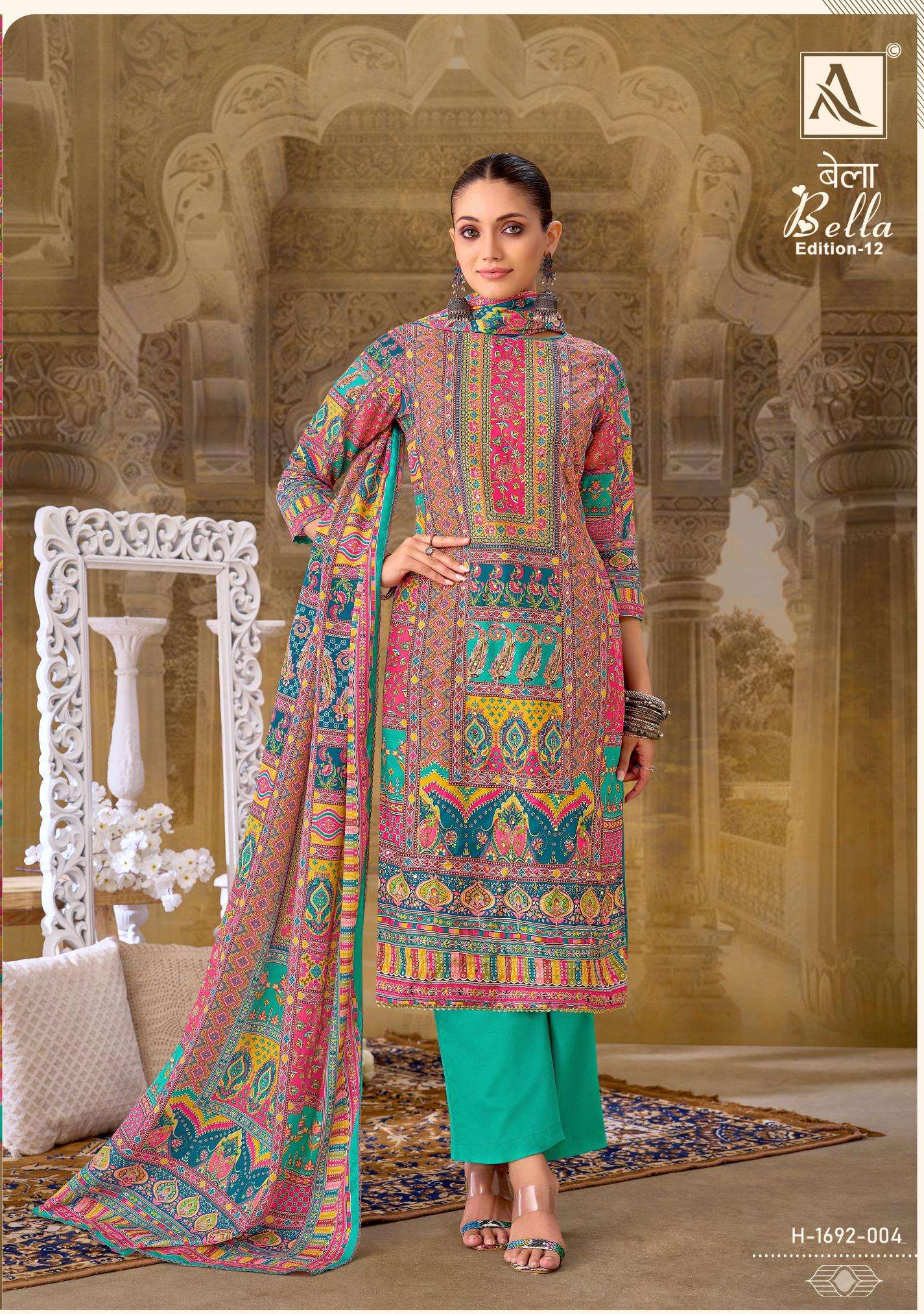 Alok Bella Vol 12 Online dress material shopping