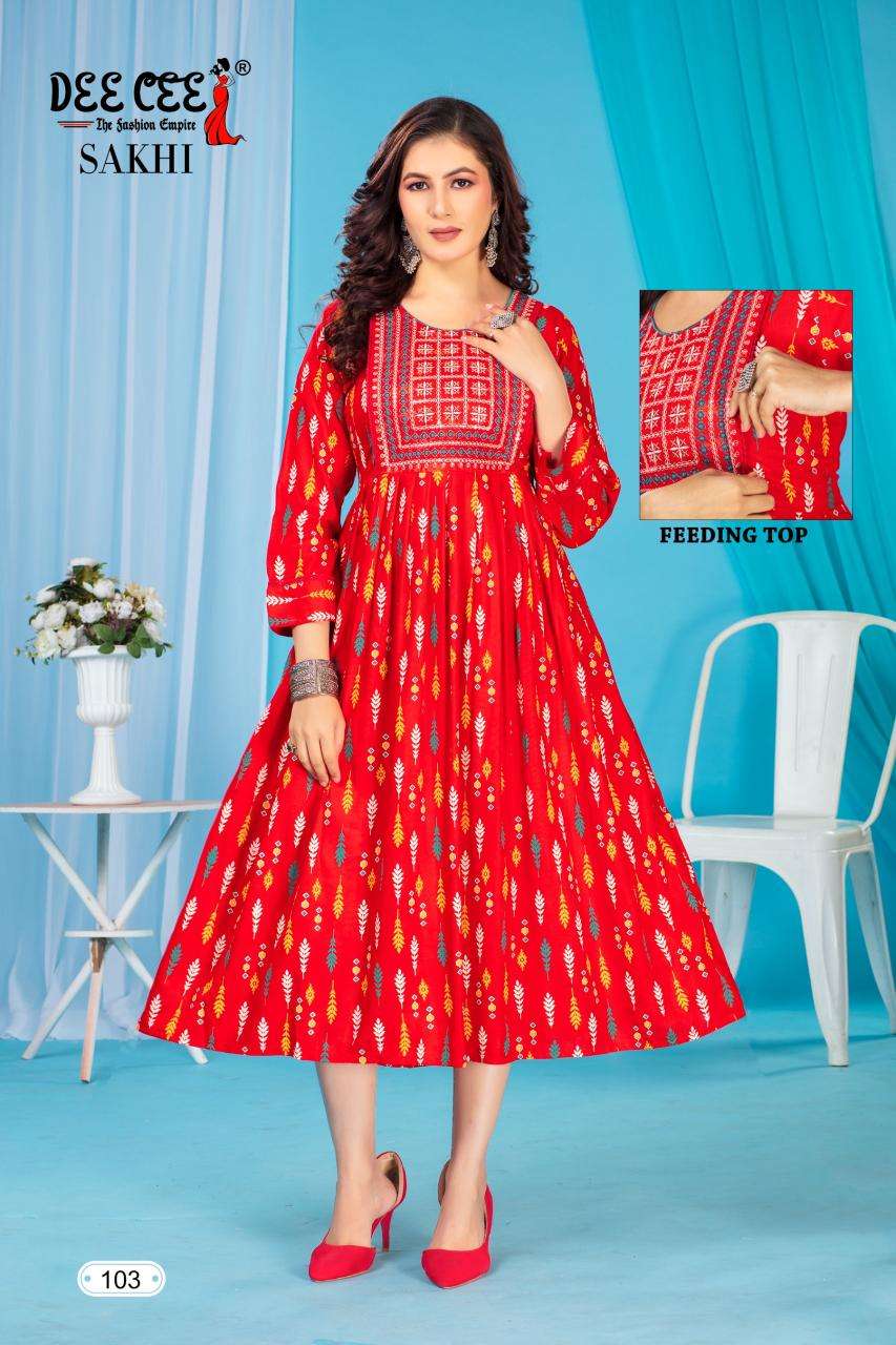 Deecee Sakhi Kurti designs for women