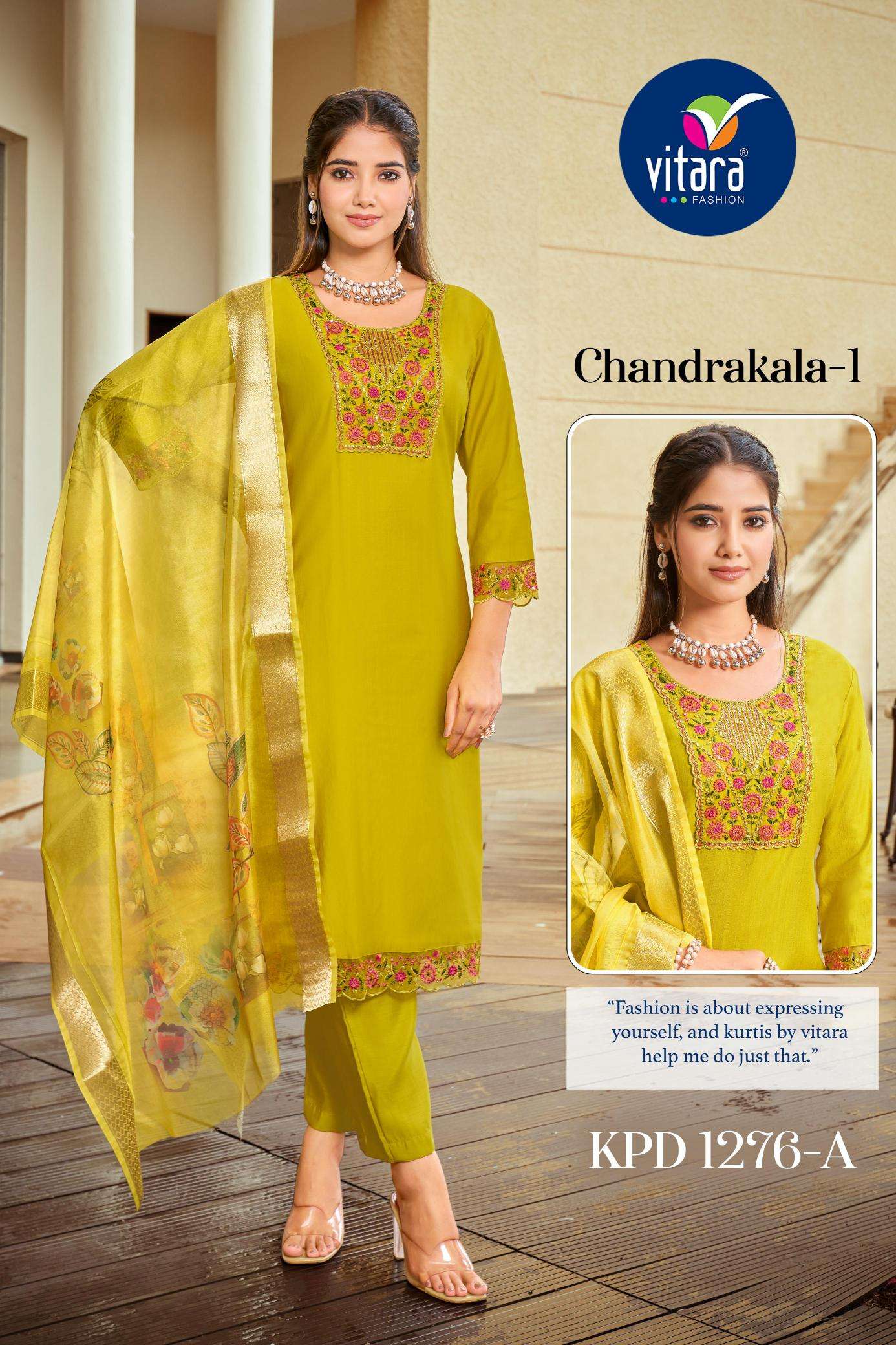 Vitara Chandrakala Vol 1 Designer kurtis Bangalore