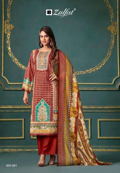 Zulfat Tisha Designer dress materials