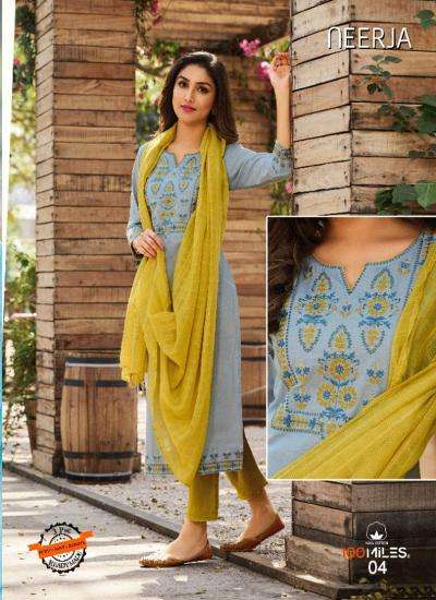 100 Miles Neerja Surat kurti wholesalers online