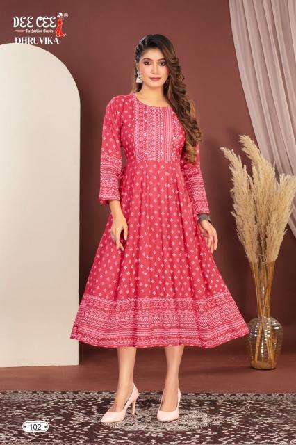 Deecee Dhruvika RAYON Online Kurti shopping in India