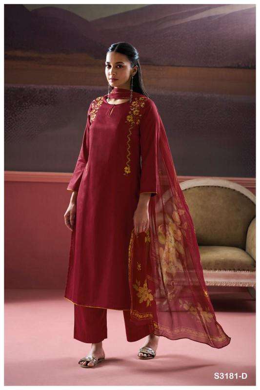 Ganga Aashna 3181 Pakistani designer suits online in Heydrabad