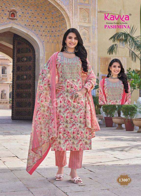 Kavya Pashmina Vol 13 Latest Kurti Designs Wholesalers