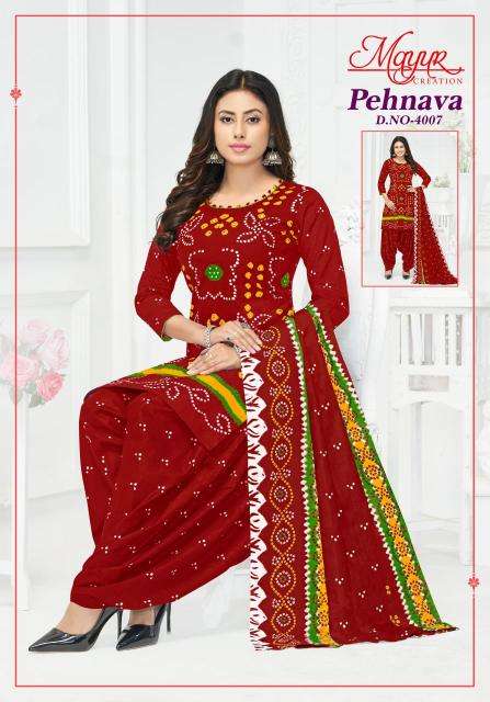 Mayur Phenava Vol-04 Wholesale unstitched dress material