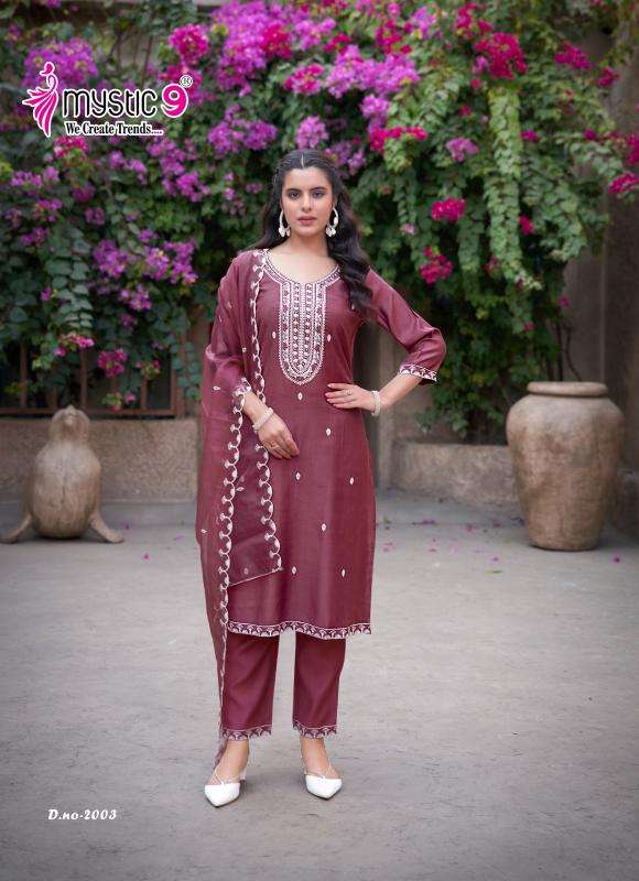 Mystic 9 Flora Vol 2 Kurtis wholesalers in Heydrabad