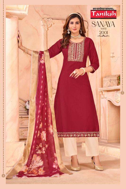 Taniksh Sanaya Vol 2 Surat kurtis online